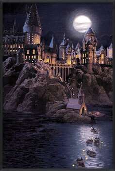 Плакат Harry Potter - Hogwarts full moon
