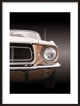 Плакат American classic car Mustang Coupe 1968
