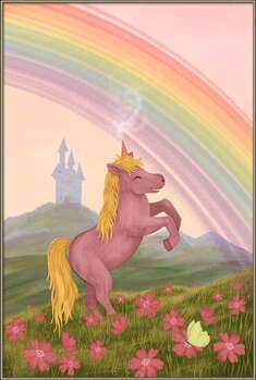 Плакат Rainbow Unicorn