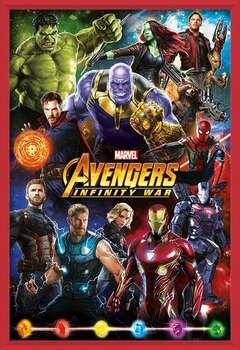 Плакат с рамка Avengers: Infinity War – Characters