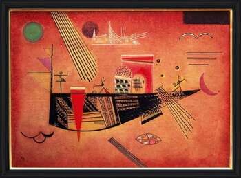 Плакат с рамка Wassily Kandinsky - Whimsical