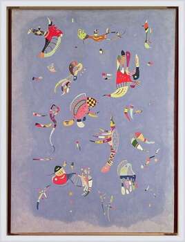 Плакат с рамка Wassily Kandinsky - Sky Blue