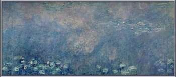 Плакат с рамка Waterlilies - Two Weeping Willows