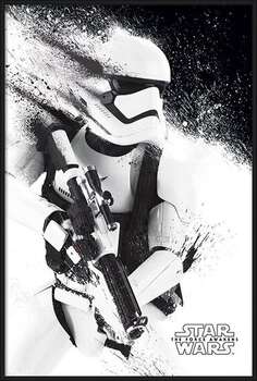 Плакат с рамка Star Wars Episode VII: The Force Awakens - Stormtrooper Paint