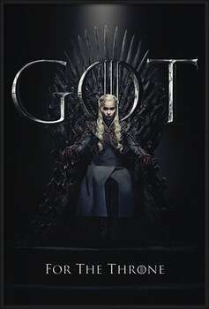 Плакат с рамка Game Of Thrones - Daenerys For The Throne
