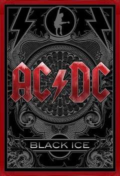 Плакат с рамка AC/DC - black ice